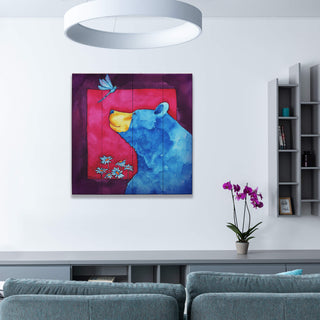 Wonder Bear - Wood & Metal Wall Art Wood & Metal Wall Art Karen Savory