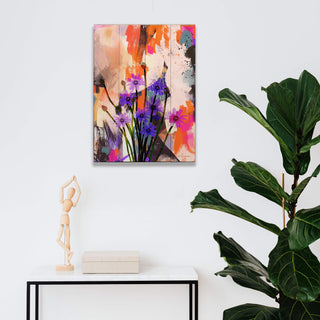Catananche - Wood & Metal Wall Art Wood & Metal Wall Art Zoe Ingram