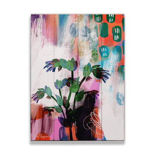 Cerinthe - Wood & Metal Wall Art Wood & Metal Wall Art Zoe Ingram Wood 9" x 12"