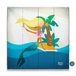 Mermaid's Paradise: Square - Wood & Metal
