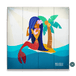 Mermaid's Retreat: Square - Wood & Metal