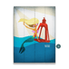 Mermaid's Beacon: Portrait - Wood & Metal