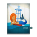 Mermaid's Rest: Portrait - Wood & Metal