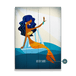 Mermaid's Wave: Portrait - Wood & Metal