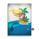 Mermaid's Paradise: Portrait - Wood & Metal