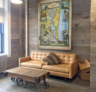 Amelia Island, Florida: Illustrated Map - Wood & Metal Wall Art Wood & Metal Wall Art Lisa Middleton