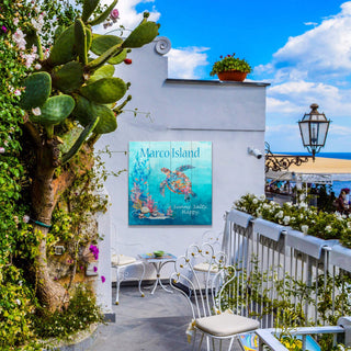 Jewel Toned Sea Turtle - Wood & Metal Wall Art Wood & Metal Wall Art Joanne Murphy