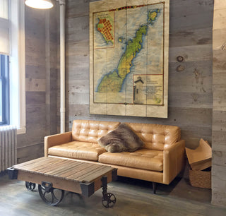 Door County, Wisconsin: Illustrated Map - Wood & Metal Wall Art Wood & Metal Wall Art Lisa Middleton