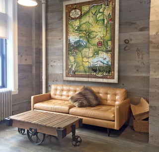 Hiking Trails of Mt. Hood State Park - Wood & Metal Wall Art Wood & Metal Wall Art Lisa Middleton
