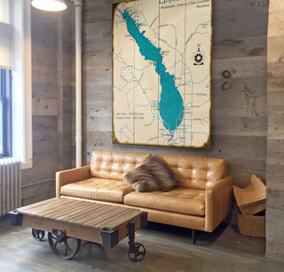 Canyon Ferry Lake, Montana - Wood & Metal Wall Art Wood & Metal Wall Art Lake Art