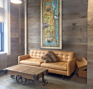 Jupiter Island, Florida: Illustrated Map - Wood & Metal Wall Art Wood & Metal Wall Art Lisa Middleton